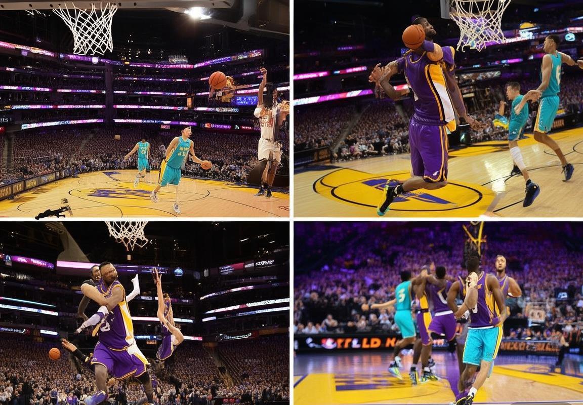 2016爵士湖人巅峰对决：经典篮球赛事回顾(图2)